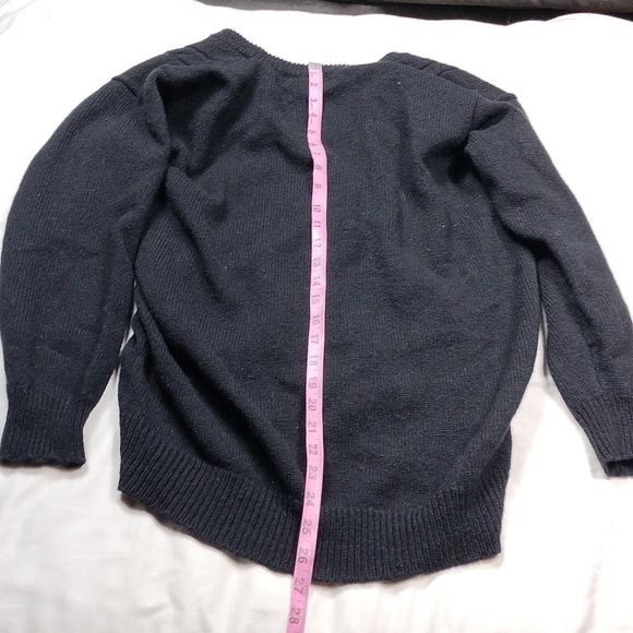 The Lodge Womens Cardigan Sweater 100% Wool Size Large - Picture 9 of 11